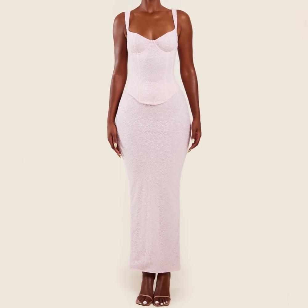 Mars the Label corset maxi dress